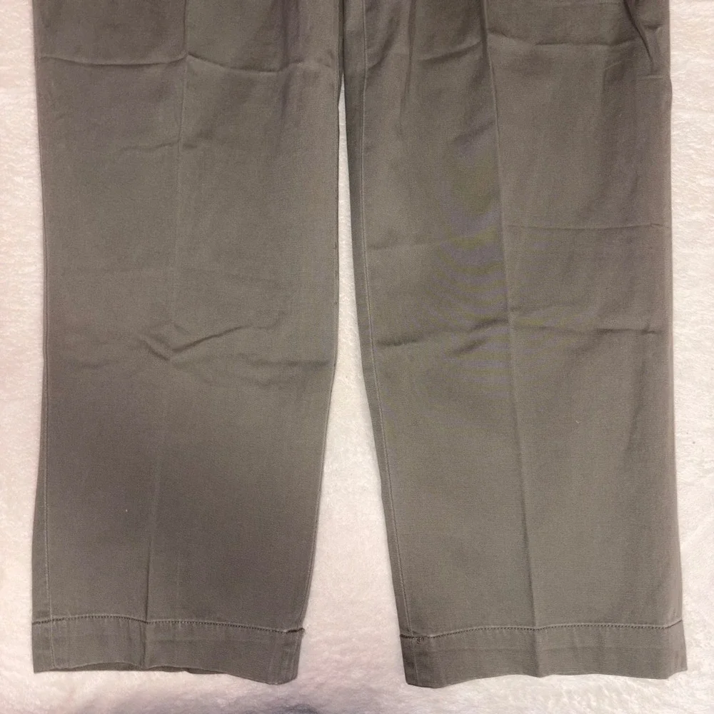 VINTAGE POLO RALPH LAUREN Andrew Pant Mens 40/30 Olive‎ Green Pleated Chino NEW